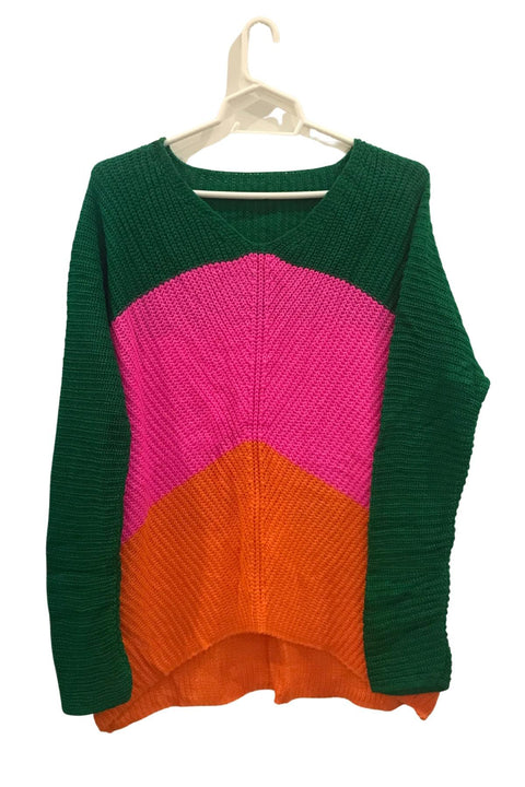 Multi Color Knit Sweater