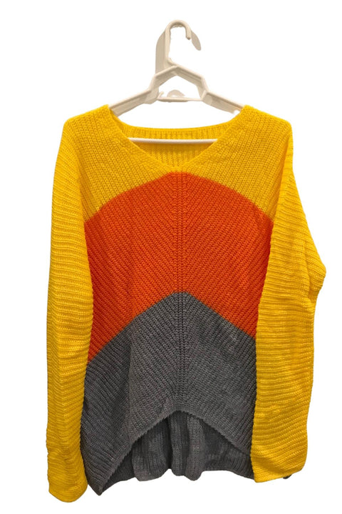 Multi Color Knit Sweater
