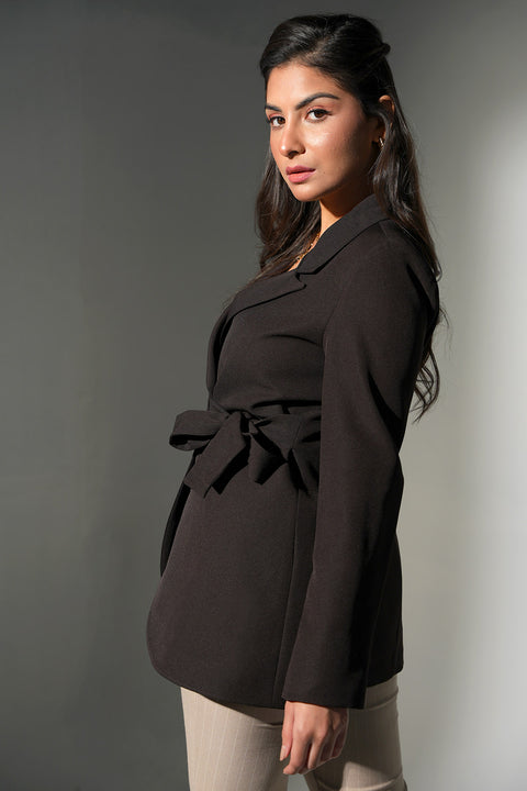 Side-Tie Blazer