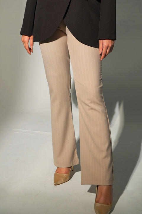 Striped Bootcut Pant