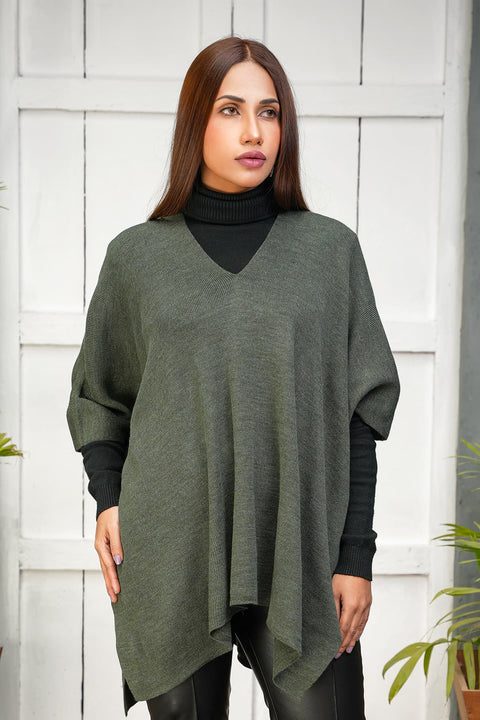 V-Neck Tunic Sweater
